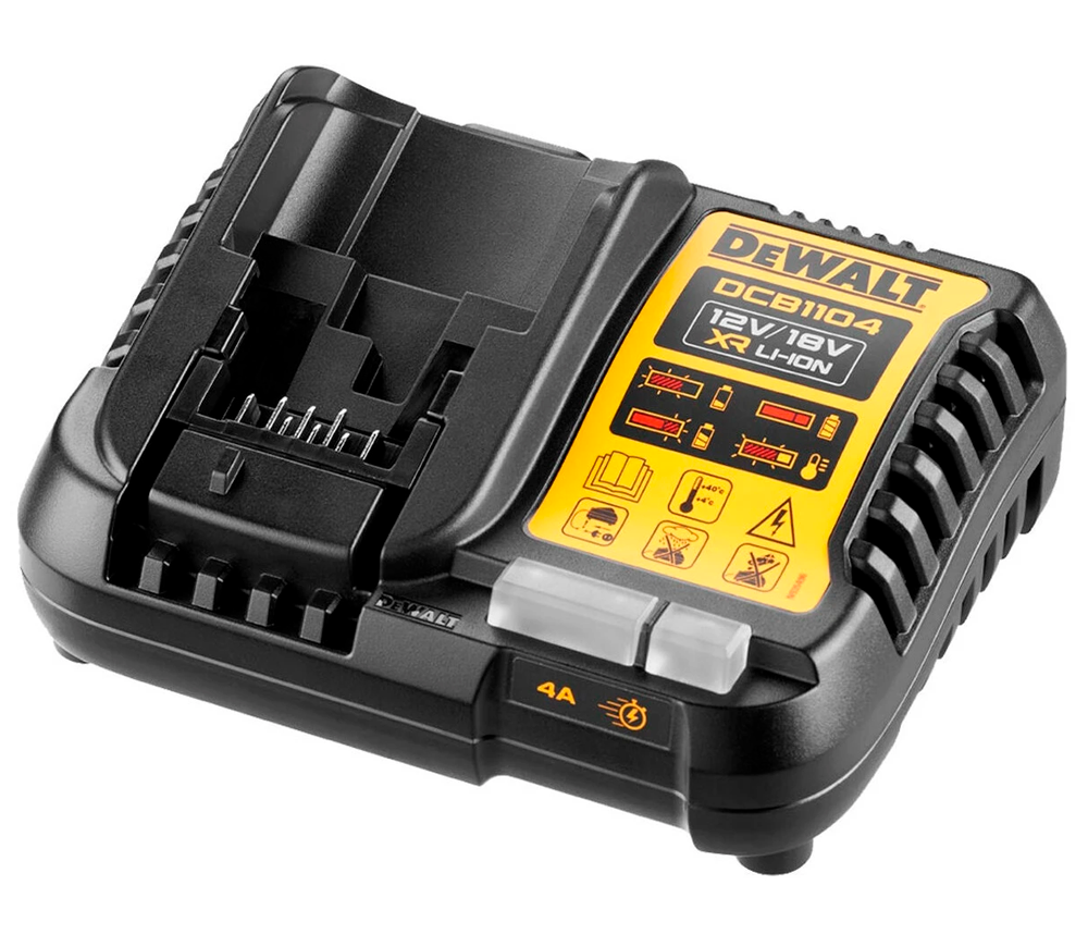 Set încărcător + acumulator DEWALT DCB1104P3 240w 12-54V 4A photo 1