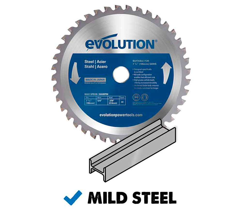 Disc pentru fierastrau electric EVOLUTION M210TCT-50CS/MS 210mm 2mm photo 0