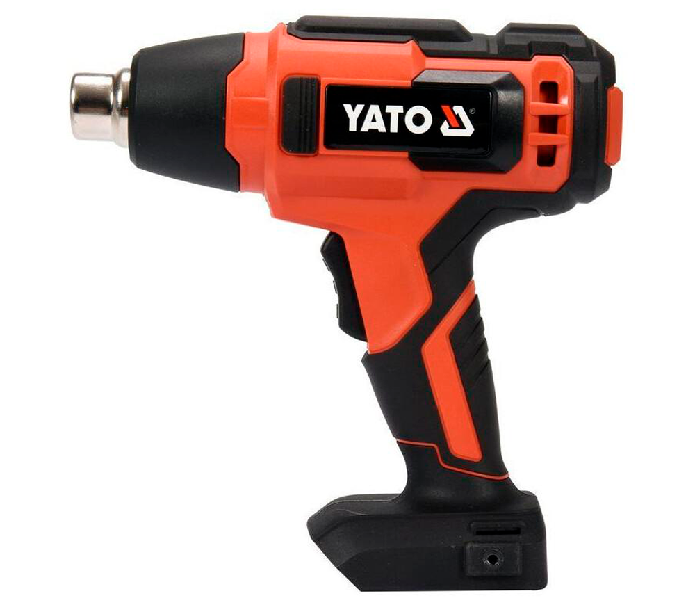Фен строительный аккум. (без АБК) YATO YT82285 250вт 550°C photo 0