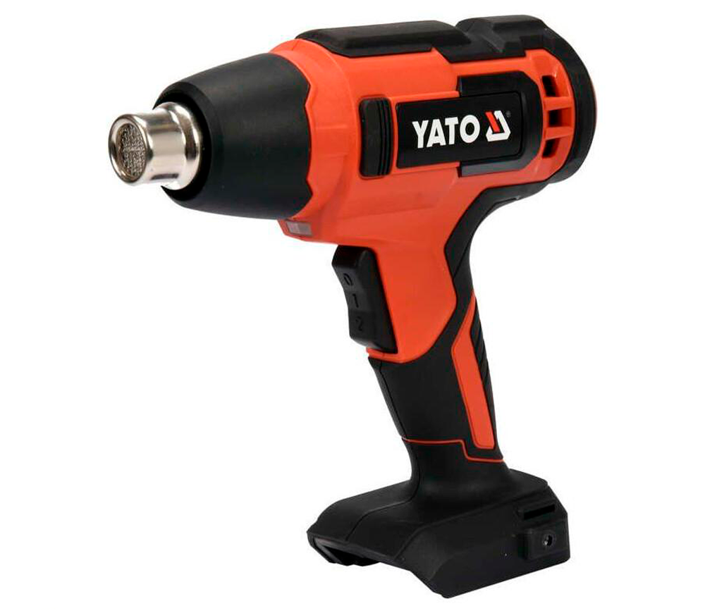 Фен строительный аккум. (без АБК) YATO YT82285 250вт 550°C photo 1