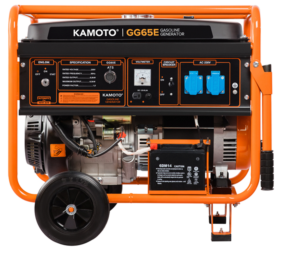 Generator electric KAMOTO GG 65E 6,5kw Benzină AVR photo 1