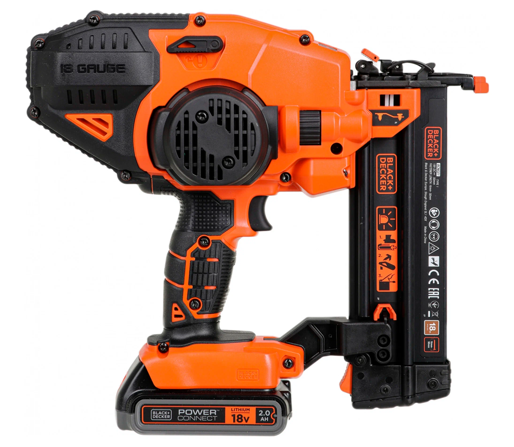Nailer cu acumulator BLACK&DECKER BCNG01D1 60bat/min 18V 2Ah photo 0