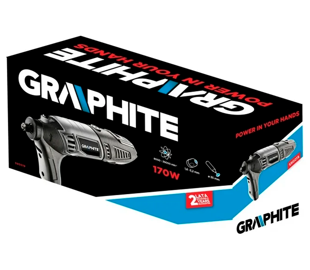 Polizor drept GRAPHITE 59G019 170w photo 6