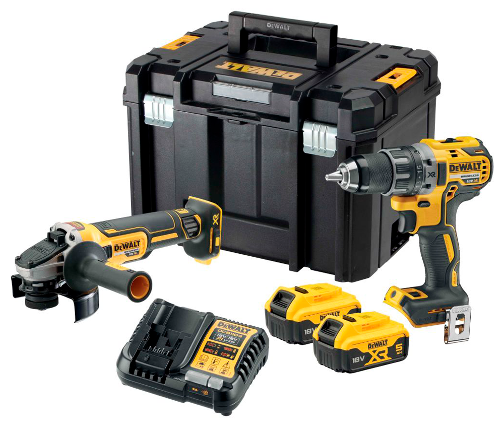 Set de instrumente cu acumulator DEWALT DCK2020P2T 18V 5Ah photo