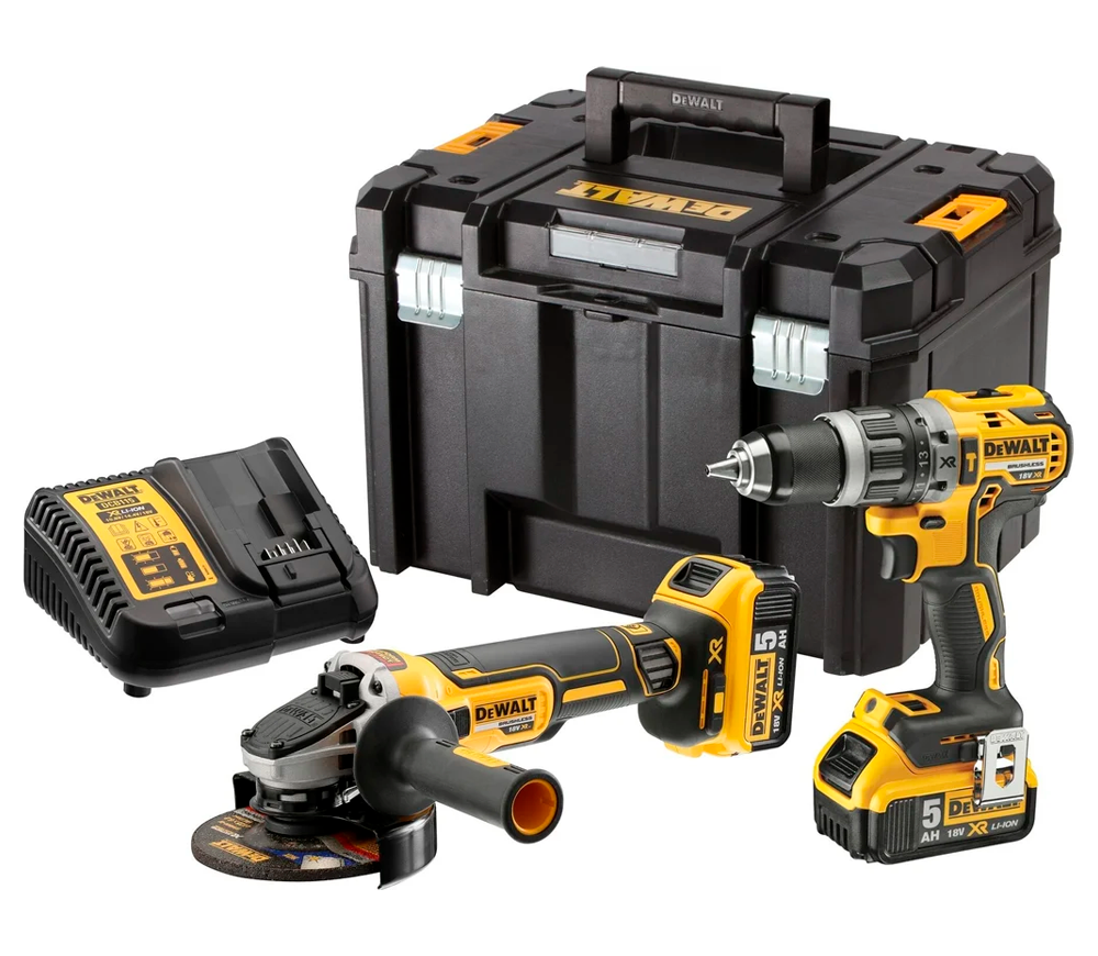 Set de instrumente cu acumulator DEWALT DCK2080P2T 18V 5Ah photo