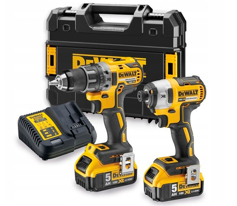 Set de instrumente cu acumulator DEWALT DCK268P2T 18V 5Ah photo