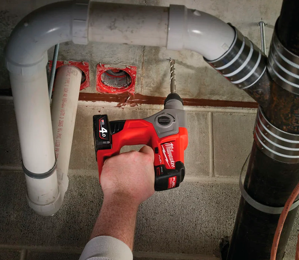 Ciocan rotopercutor cu acumulator (fără bat) MILWAUKEE M12CH-0 1.1J 12V photo 6
