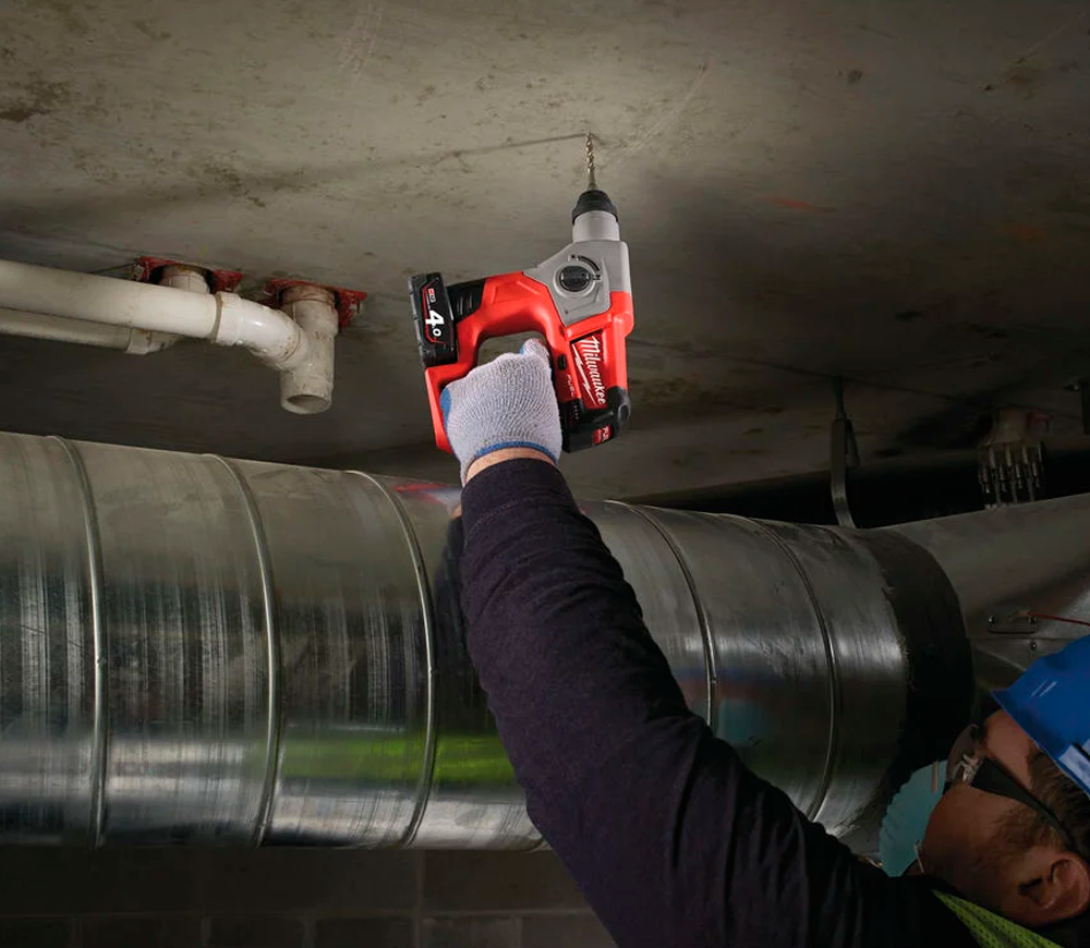 Ciocan rotopercutor cu acumulator (fără bat) MILWAUKEE M12CH-0 1.1J 12V photo 7