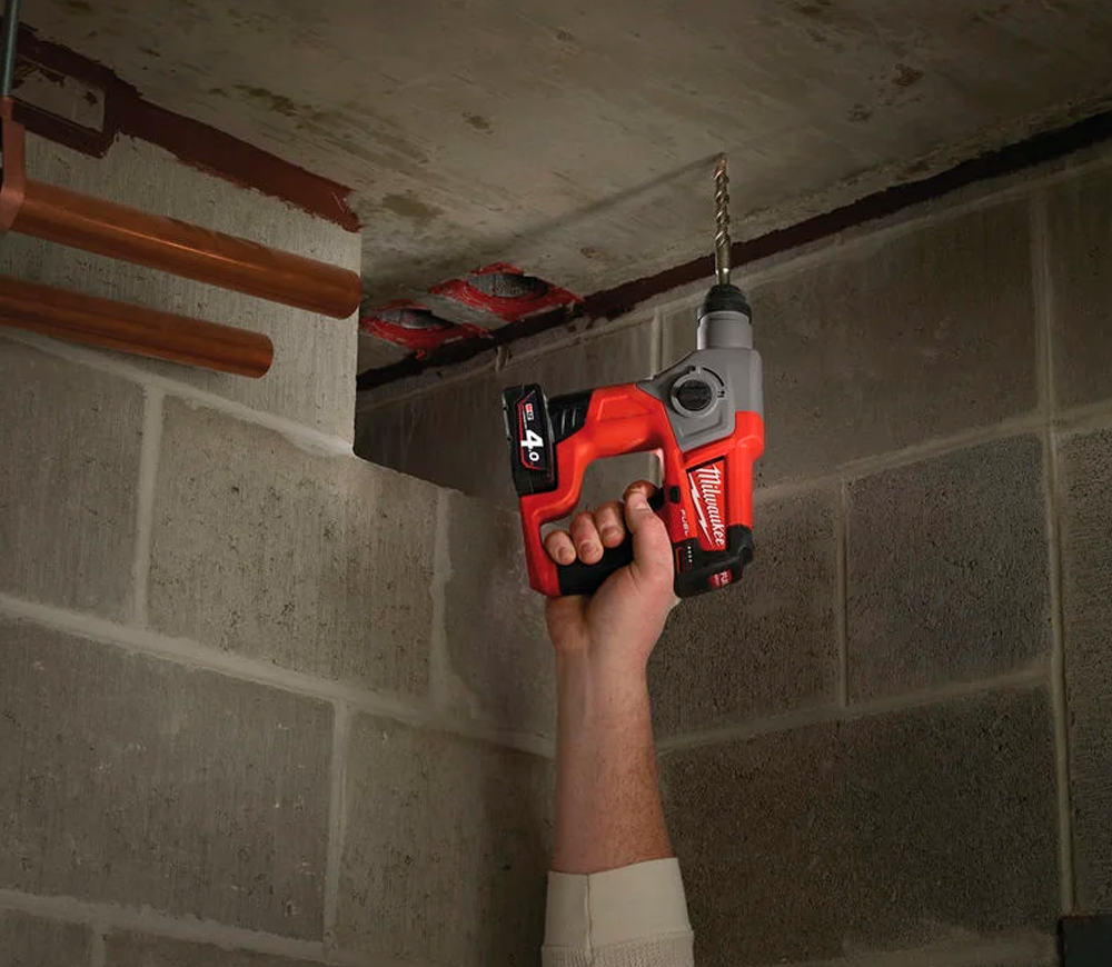 Ciocan rotopercutor cu acumulator (fără bat) MILWAUKEE M12CH-0 1.1J 12V photo 8