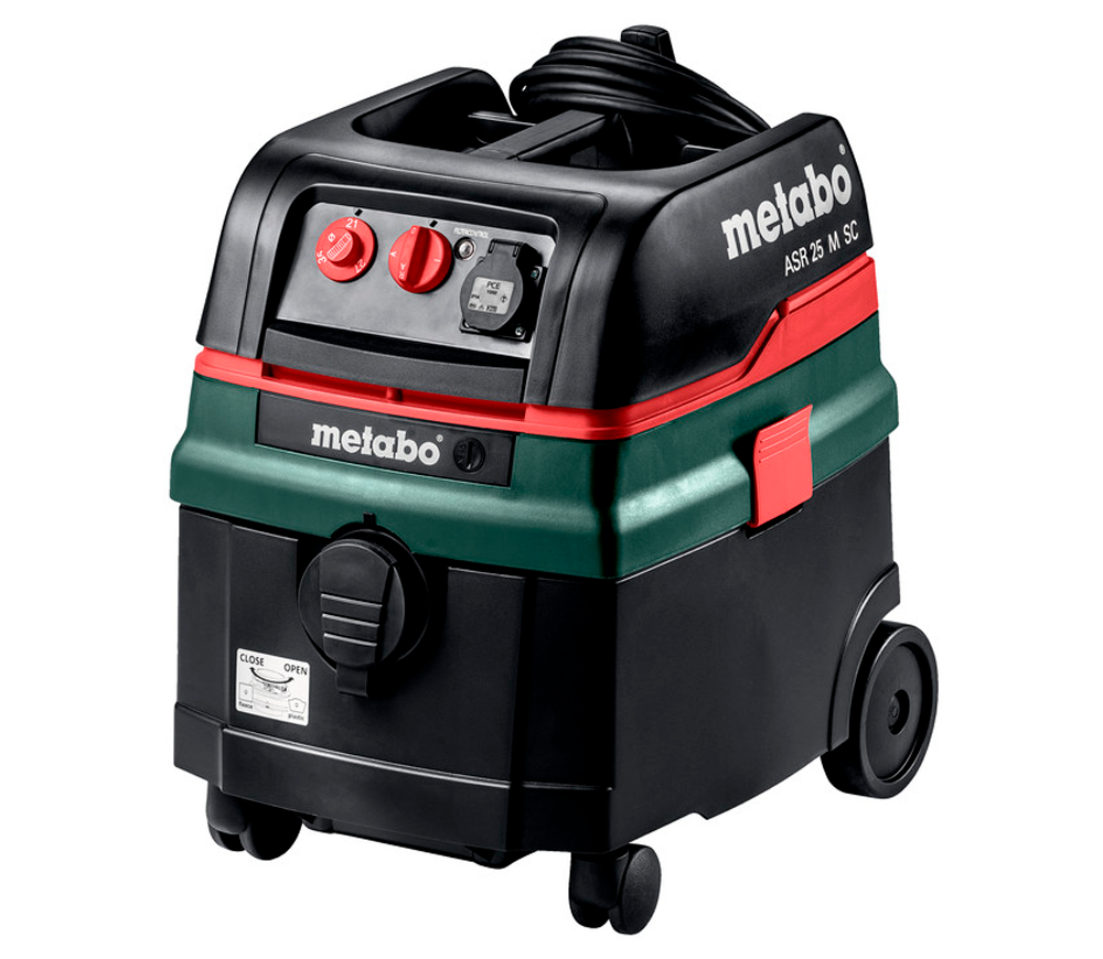 Aspirator industrial METABO ASR 25 M SC 1400w 270mbar 25L photo 2