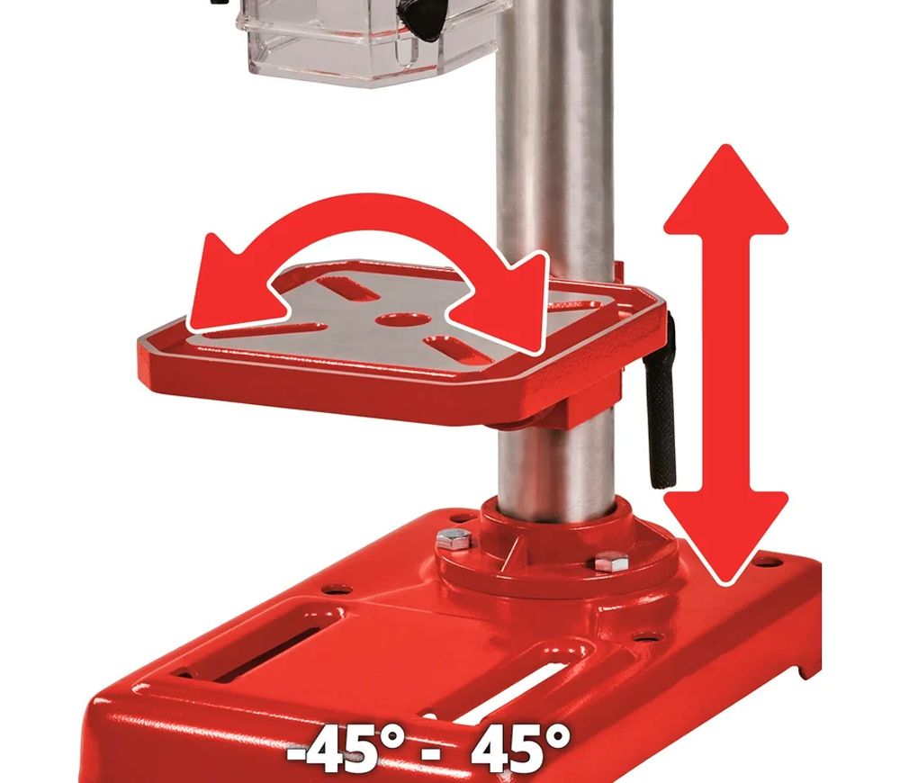Maşină de găurit cu coloană și masă EINHELL TC-BD 450 450w photo 2
