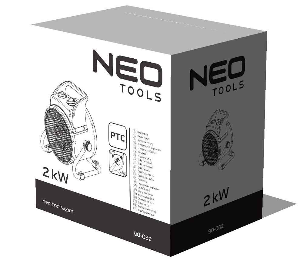 Aeroterma NEO TOOLS 90-062 2kw  3283l/min photo 1