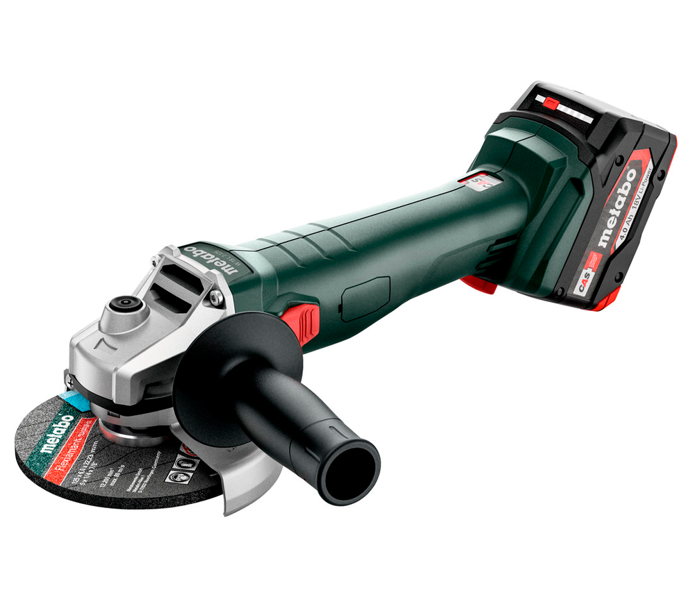 Polizor unghiular cu acumulator METABO W 18 7-125 125mm 18V 4Ah photo