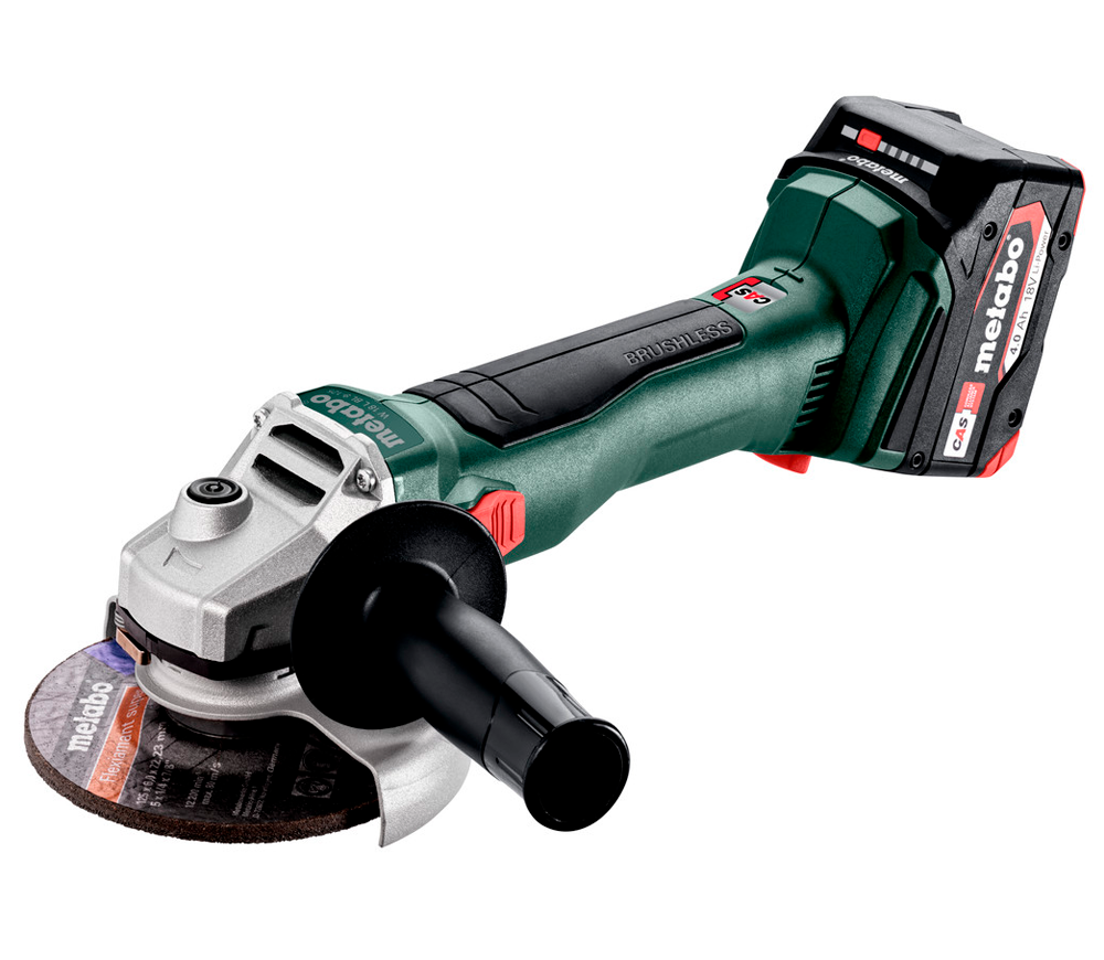 Polizor unghiular cu acumulator METABO W 18 L BL 9-125 125mm 18V 4Ah photo