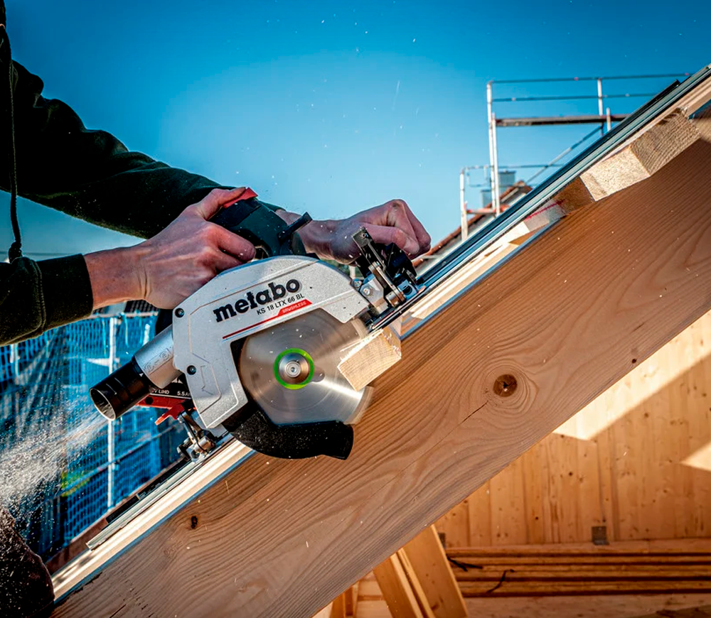 Fierăstrău circular cu acumulator (fără bat) METABO KS18 LTX 66 BL 165mm 18V photo 3