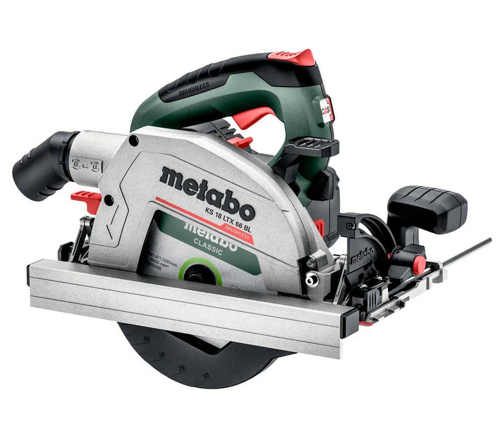 Fierăstrău circular cu acumulator (fără bat) METABO KS18 LTX 66 BL 165mm 18V photo