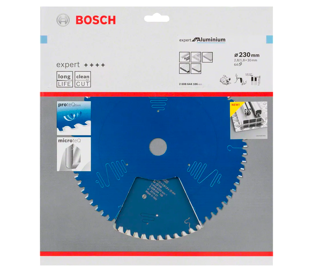 Disc pentru fierastrau electric BOSCH Expert for Aluminium 2608644106 230mm 2.8mm photo 0