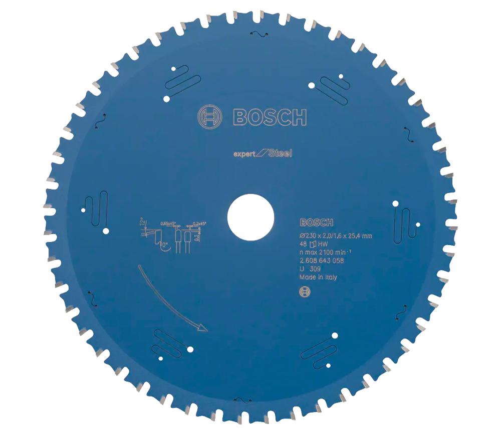 Disc pentru fierastrau electric BOSCH Expert for Steel 2608643058 230mm 2mm photo