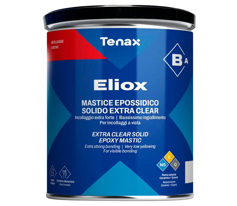 Adeziv epoxid mastic transparent Tenax ELIOX B 0.75L photo