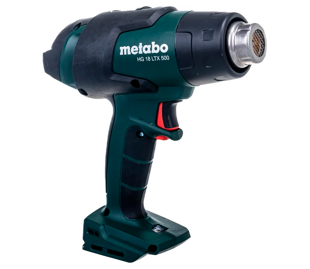 Suflantă de aer cald cu acum. (fără bat) METABO HG 18 LTX 500 500°C photo 0