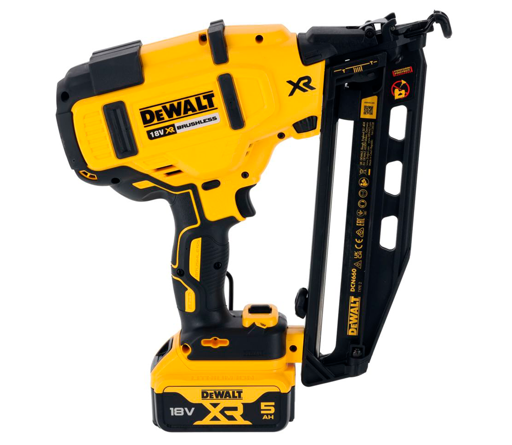 Capsator cu acumulator DEWALT DCN660P2-QW 240bat/min 18V 5Ah photo 4