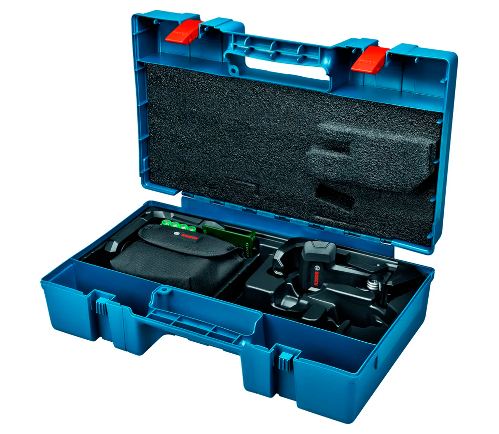 Nivelă cu laser BOSCH GLL 2-15 G 2fascicole 15m photo 2