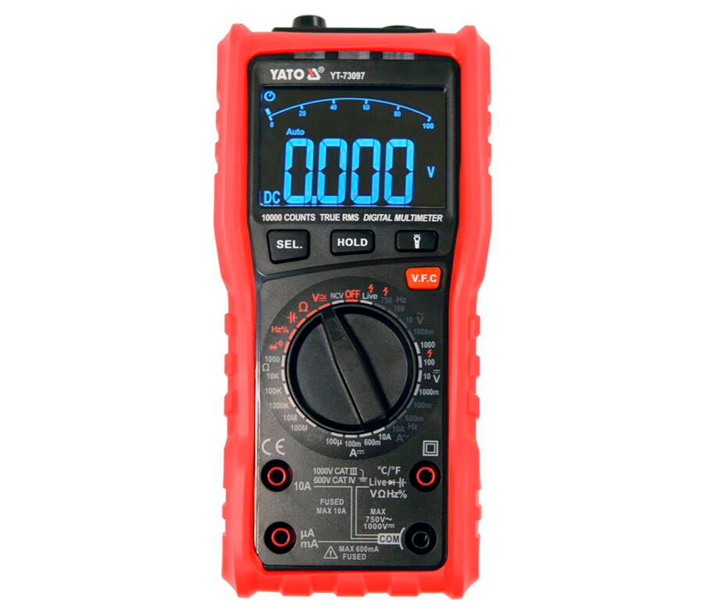 Multimetru digital YATO YT73097 0/1000V 0/10A photo 3