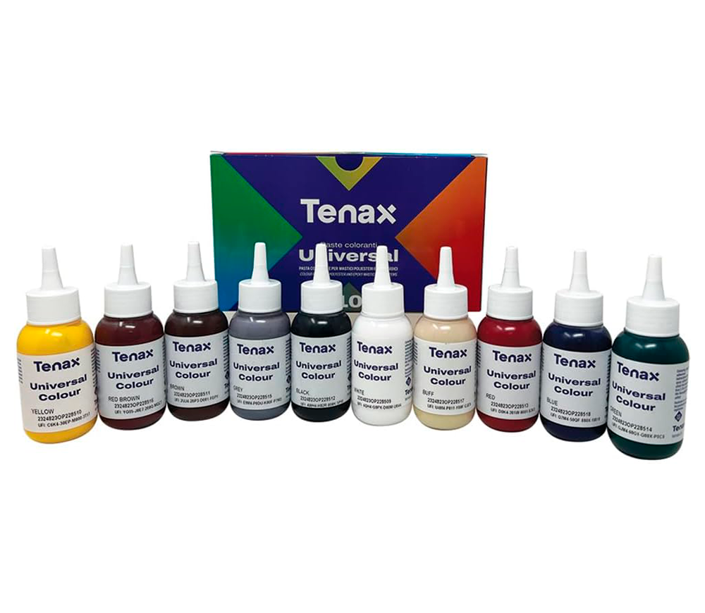 Set de 10 coloranți lichide Tenax UNIVERSAL COLOUR KIT 10x0.075L photo