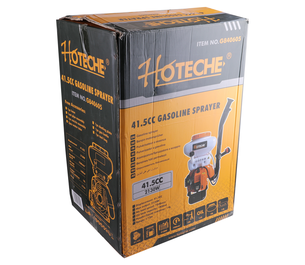 Pulverizator pe benzină HOTECHE G840605 2.9 CP 14L photo 4