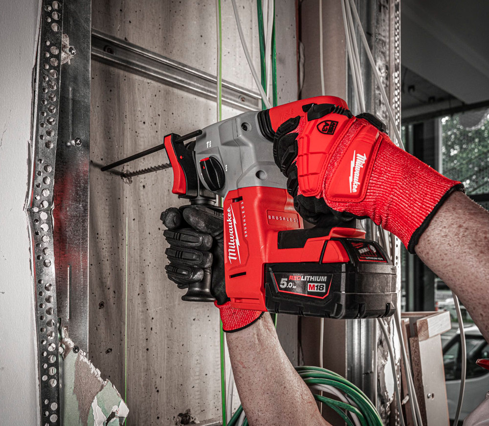 Ciocan rotopercutor cu acumulator (fără bat) MILWAUKEE M18 BLH-0  2.3J 18V photo 3