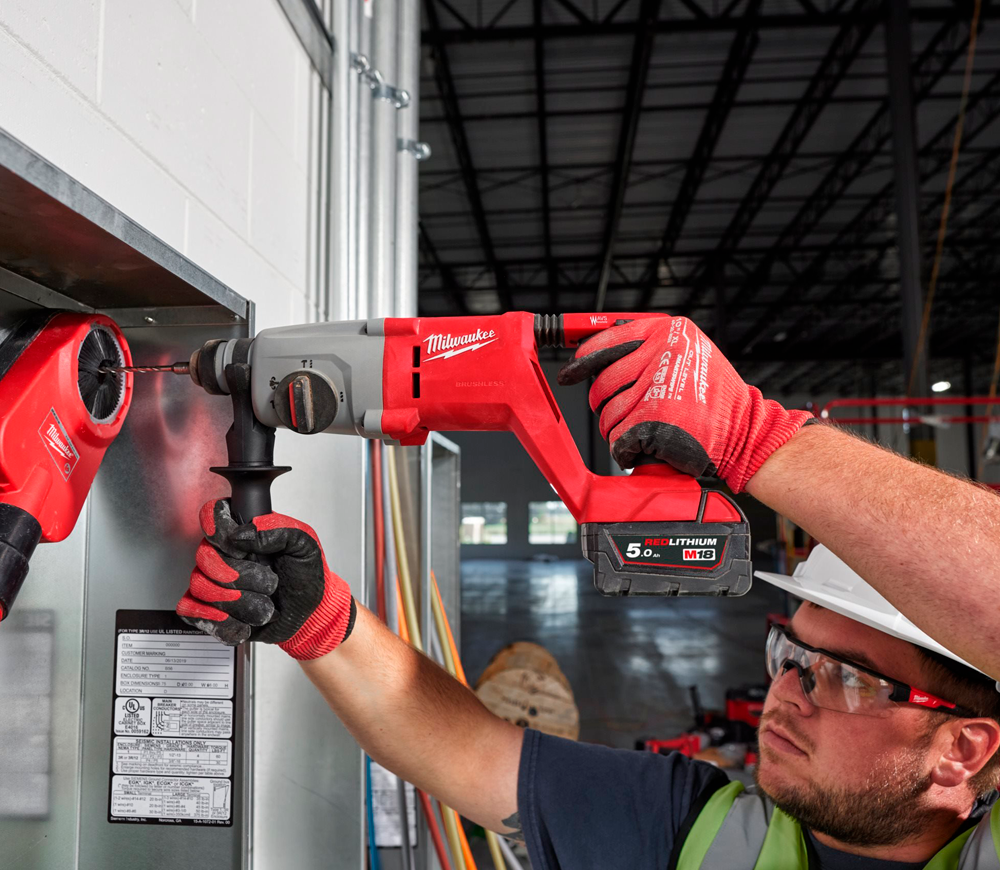 Ciocan rotopercutor cu acumulator (fără bat) MILWAUKEE M18 BLHACD26-0X 2.6J 18V photo 2