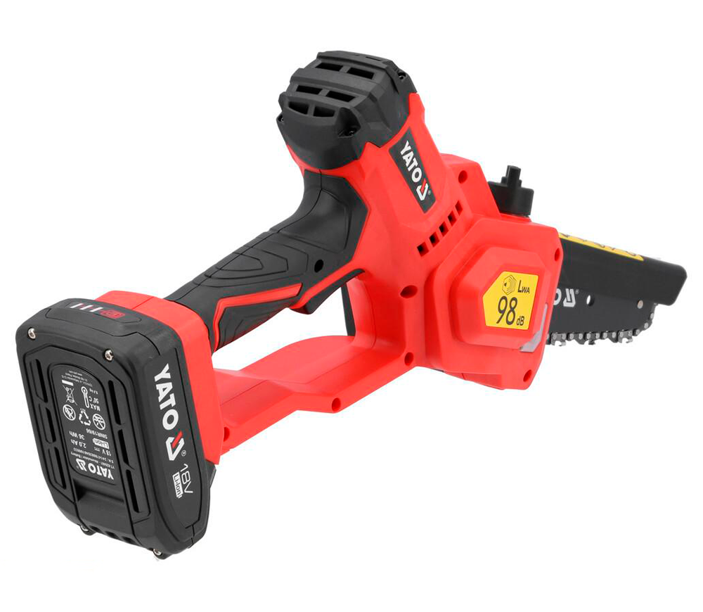 Fierăstrău cu lanț cu acumulator YATO YT828133 176mm 18V 2Ah photo 0