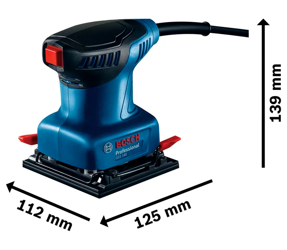 Mașină de șlefuit cu vibrații BOSCH GSS 140 A 230w photo 1