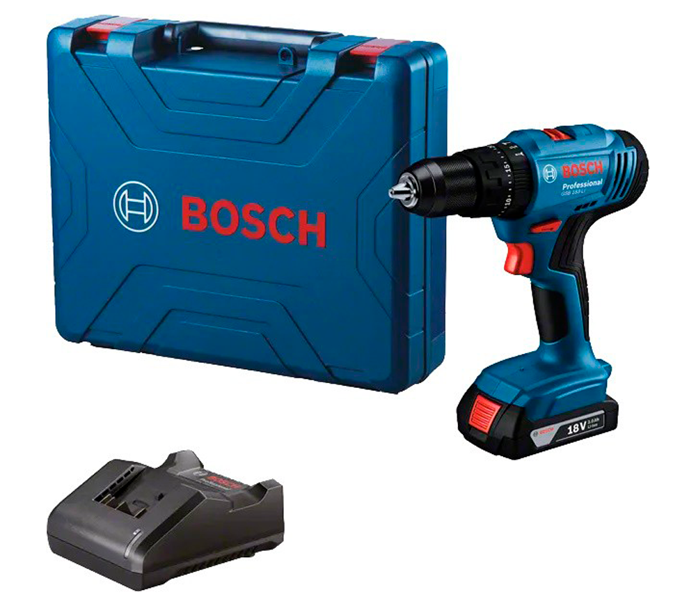Mașină de înșurubat cu percuție cu acum. BOSCH GSB 183-LI 18V 2Ah photo