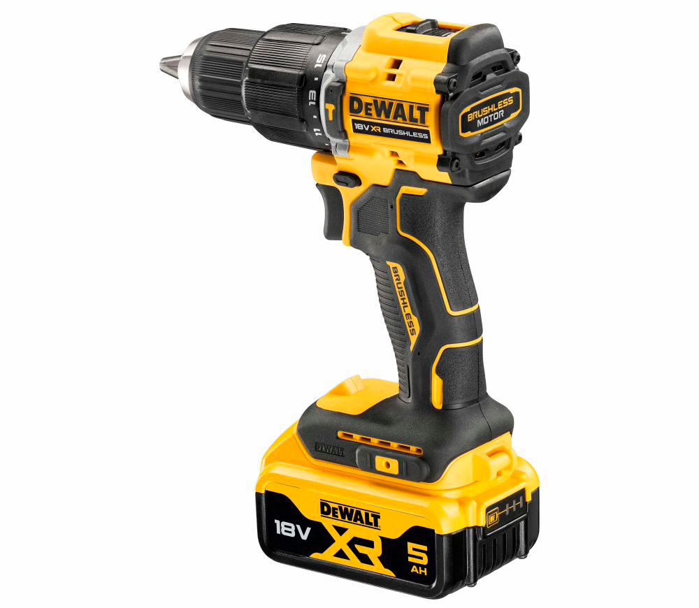 Mașină de înșurubat cu percuție cu acum. DEWALT DCD100YP2T-QW 18V 5Ah photo 3