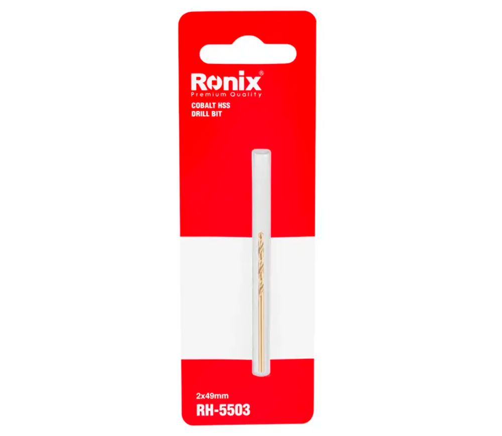 Burghiu pe metal RONIX RH-5503 2.0mm HSS-CO photo 2
