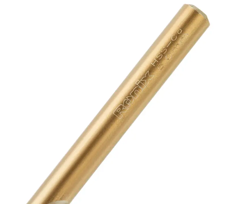 Burghiu pe metal RONIX RH-5512 5.0mm HSS-CO photo 1
