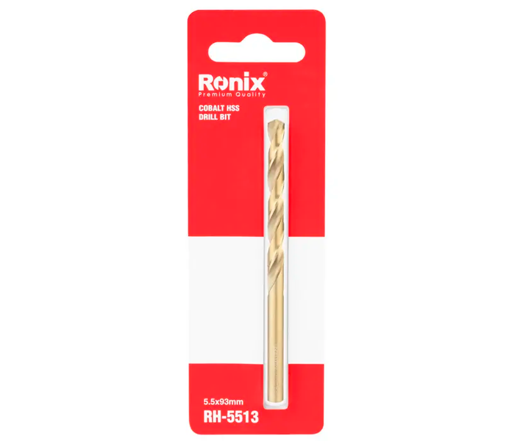 Burghiu pe metal RONIX RH-5513 5.5mm HSS-CO photo 2