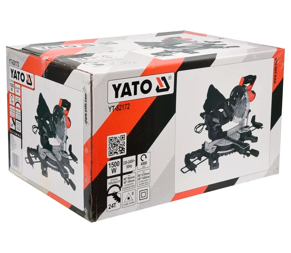 Торцовочная пила YATO YT82172 1500вт 185мм photo 3
