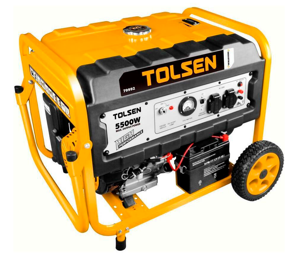 Generator electric Tolsen 79992 5.5kw Benzină AVR photo