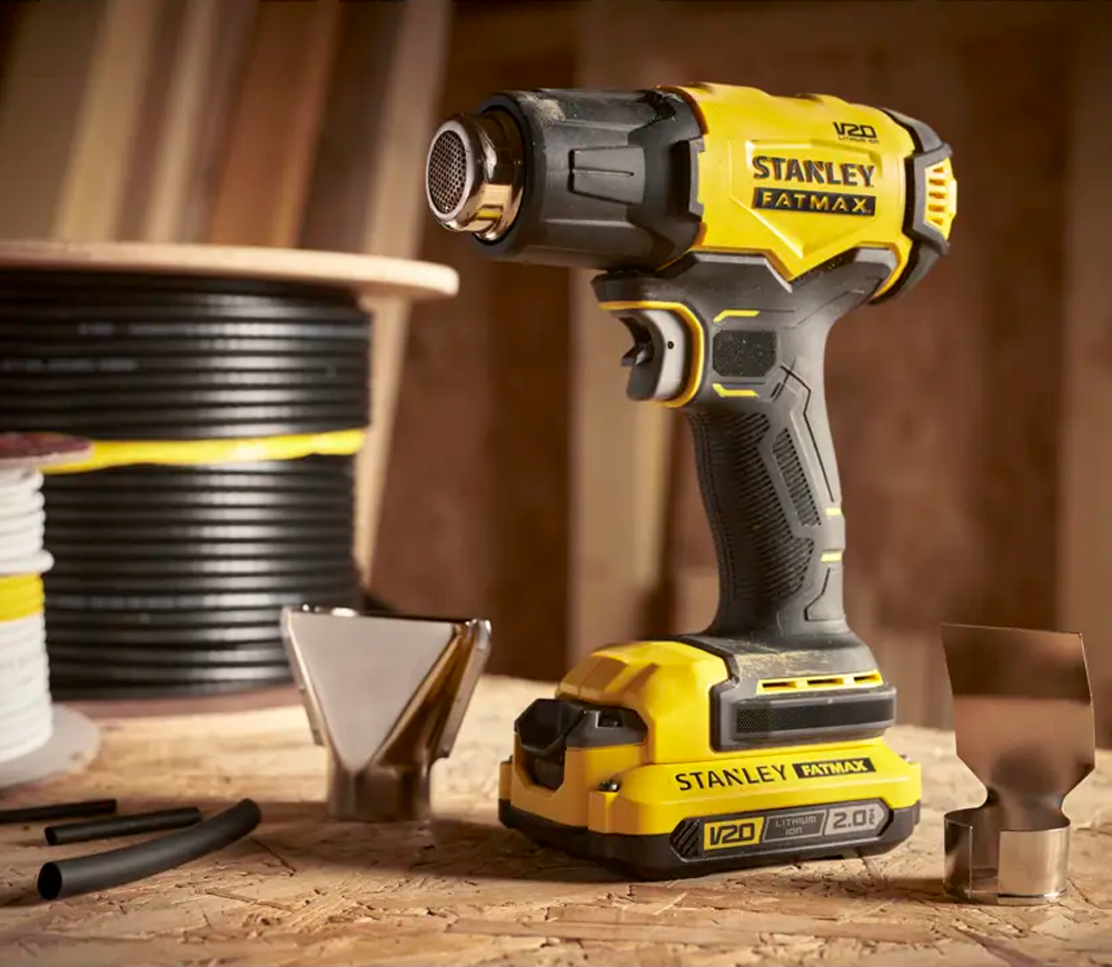 Фен строительный аккум. (без АБК) STANLEY SFMCE530B-XJ  510°C photo 7