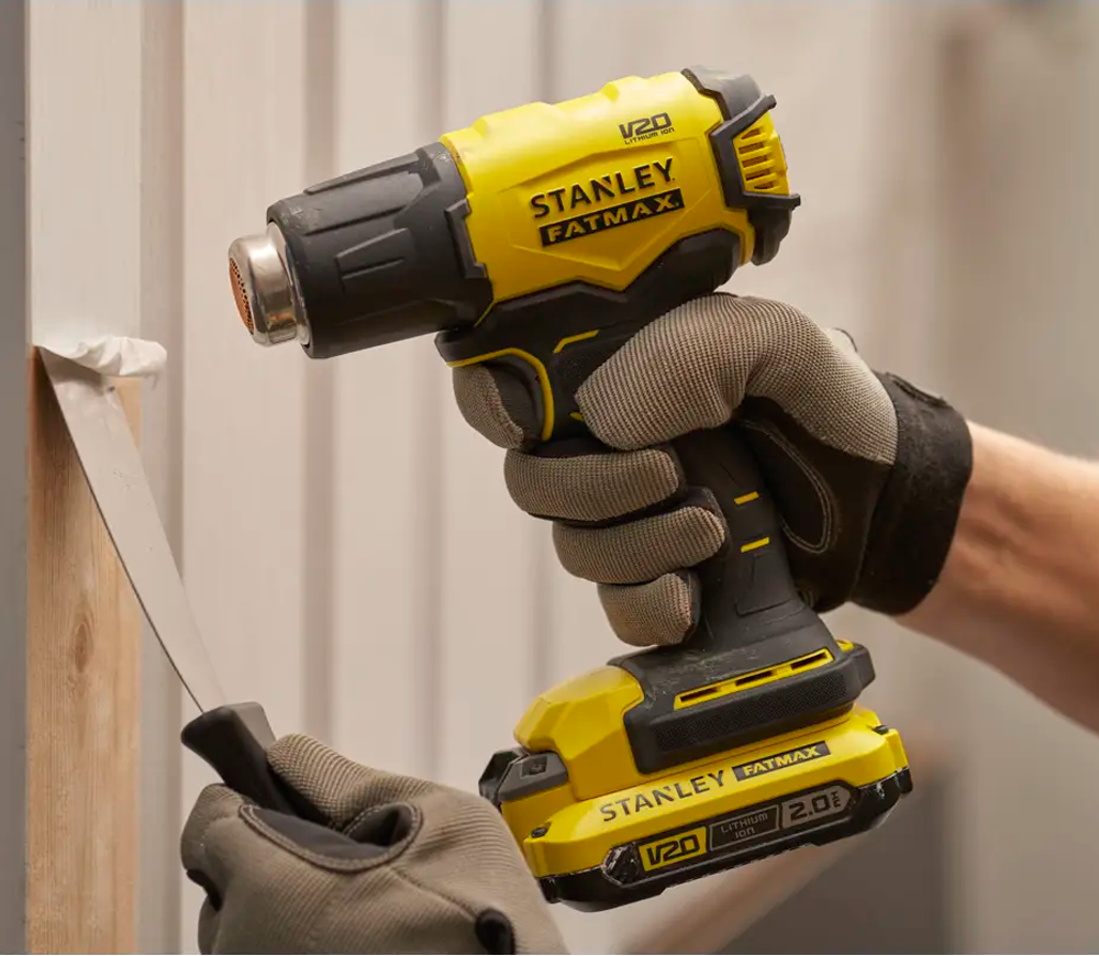 Фен строительный аккум. (без АБК) STANLEY SFMCE530B-XJ  510°C photo 8