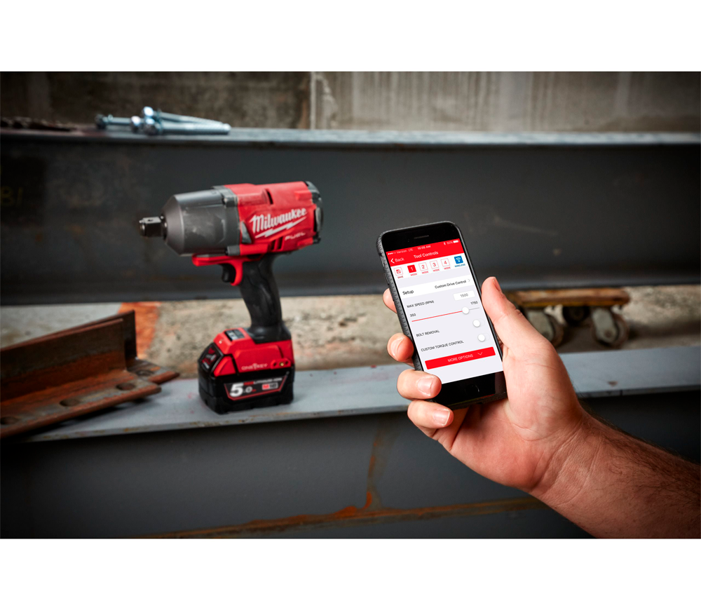 Mașină de înșurubat cu impact cu acumulator 18V 2x5Ah MILWAUKEE M18 ONEFHIWF34-502X  2034Nm photo 1