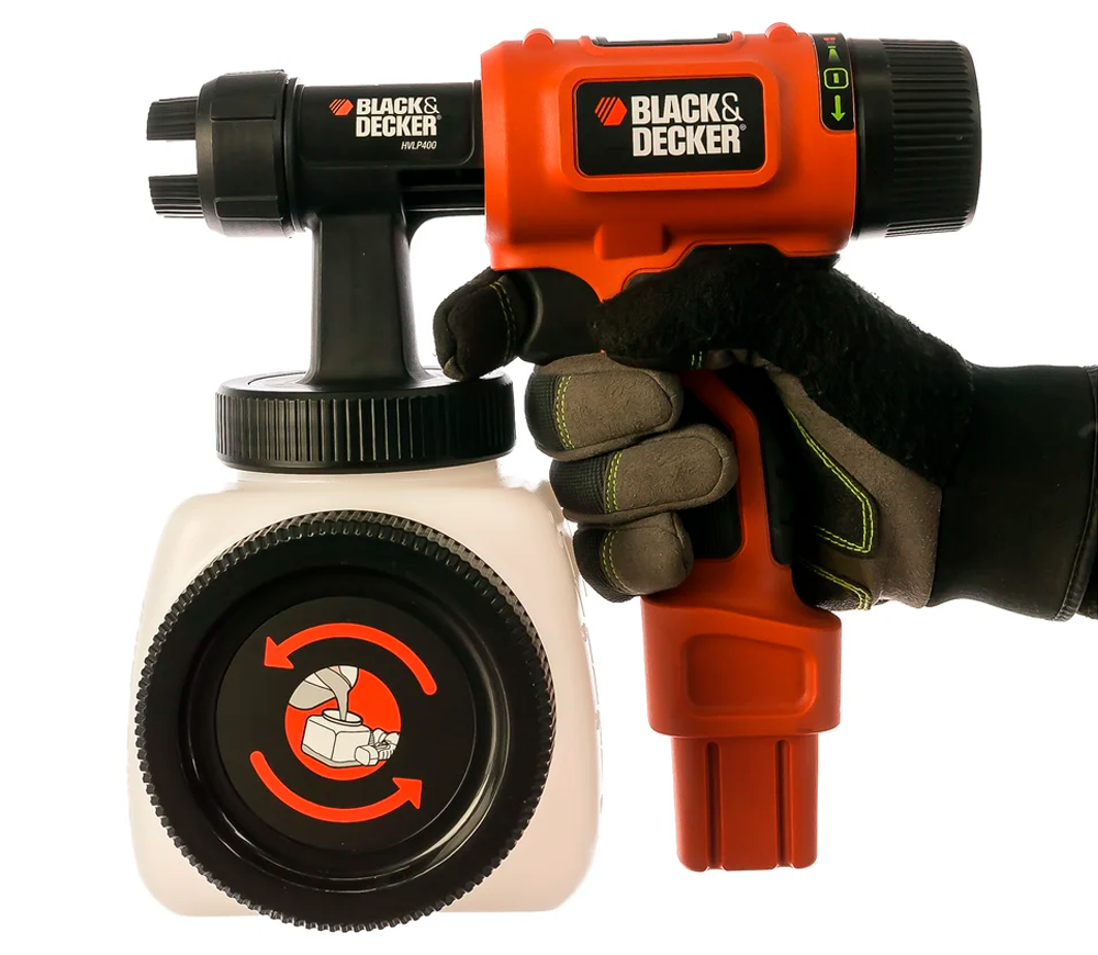 Aparat de vopsit BLACK&DECKER HVLP400 450w photo 5