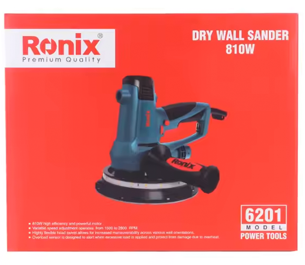 Mașină de șlefuit pereți  RONIX 6201 810w 180mm photo 4