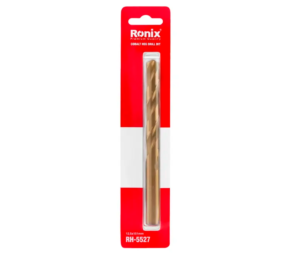 Burghiu pe metal RONIX RH-5527 12.5mm HSS-CO photo 2