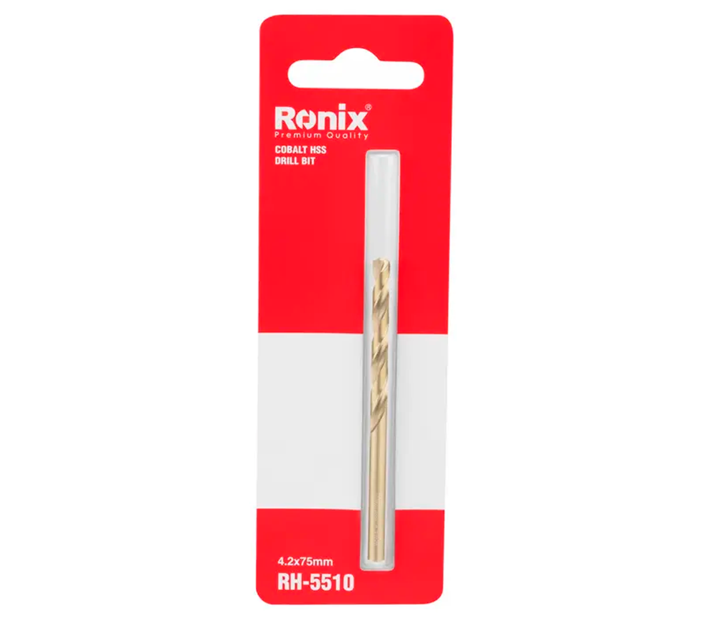 Burghiu pe metal RONIX RH-5510 4.2mm HSS-CO photo 2