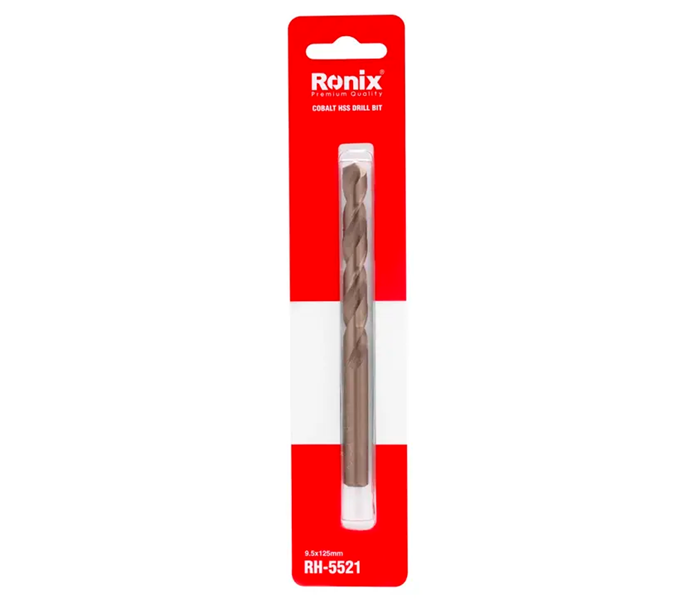 Burghiu pe metal RONIX RH-5521 9.5mm HSS-CO photo 2