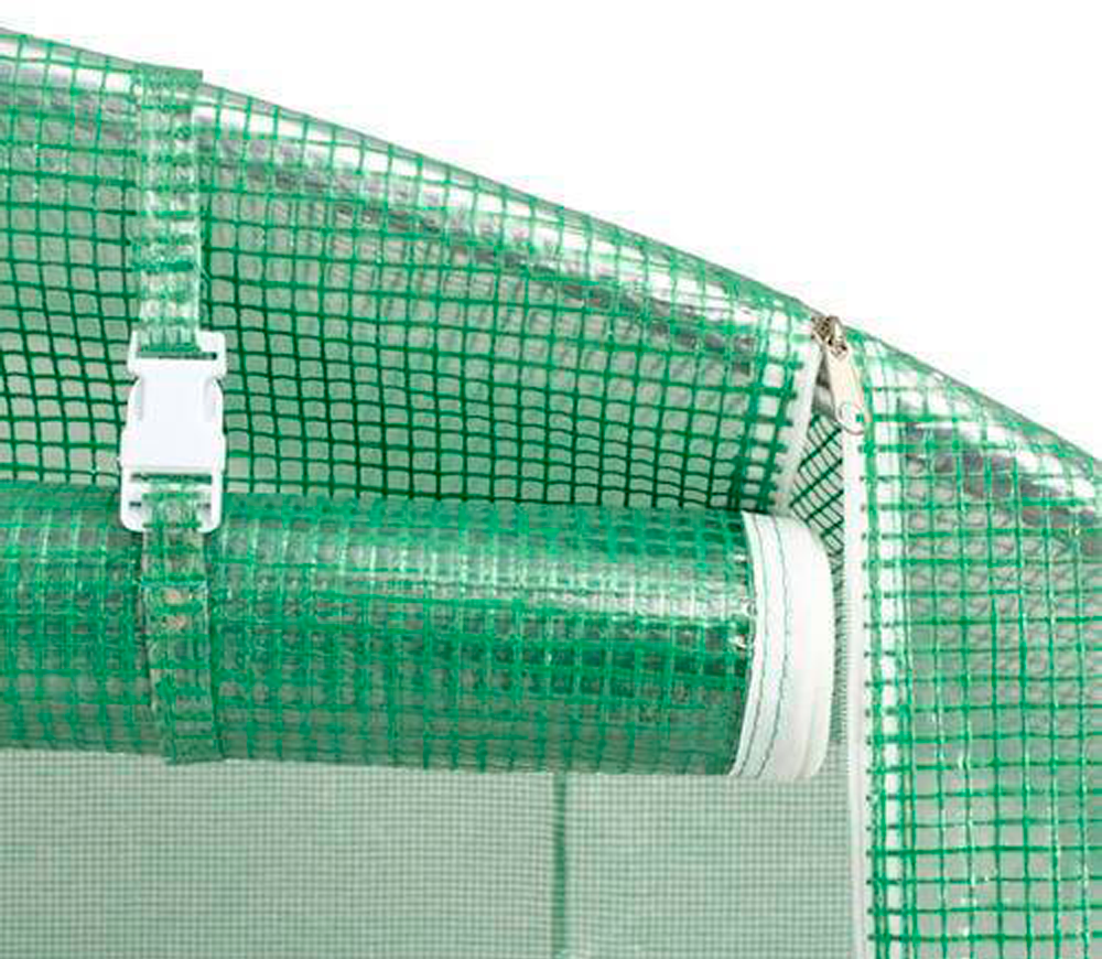 Seră arcuită TEHNO-MS 10x4x2.5 m 40m² Verde photo 2