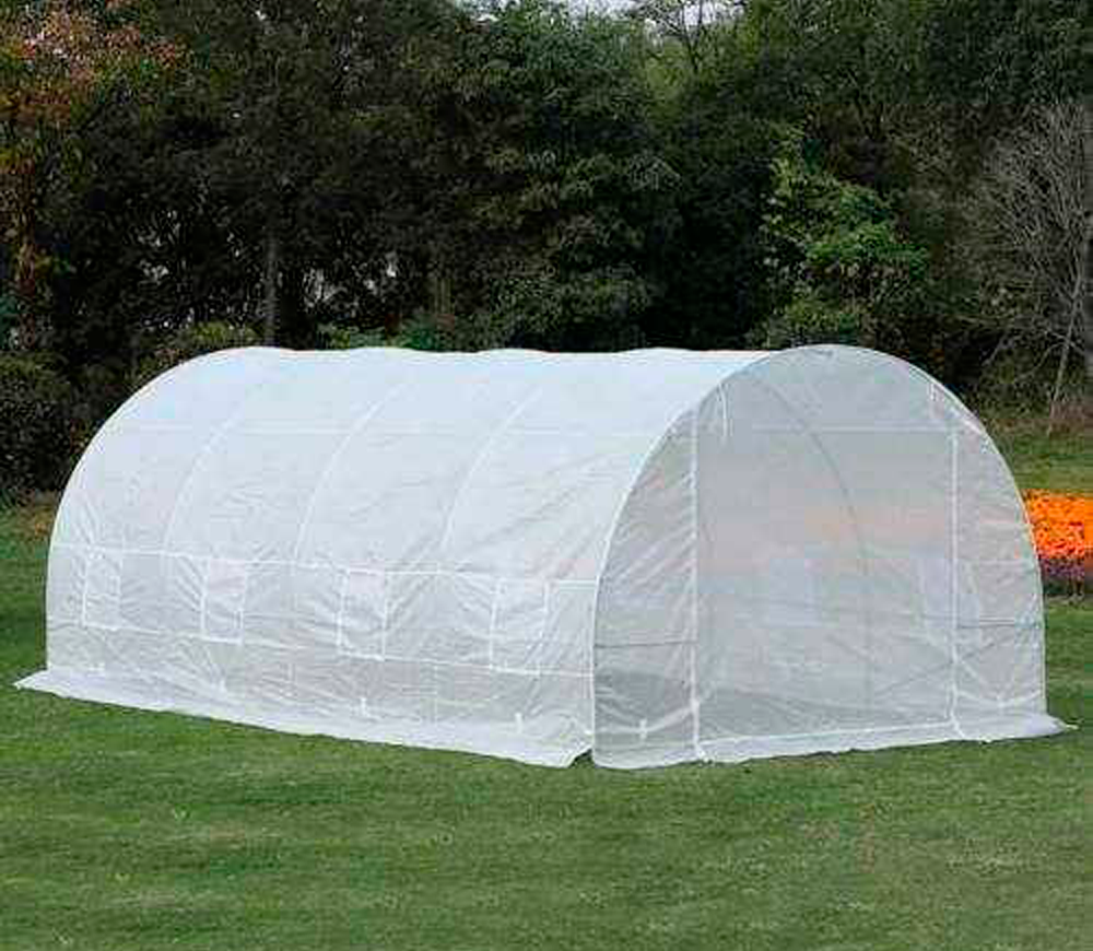 Seră arcuită TEHNO-MS 4.5x3x2 m 13.5m² Alb photo 0